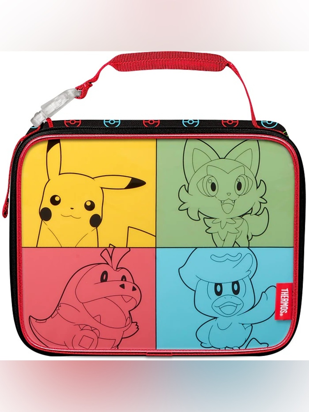 Zippered Access opens and closes the length of the lunch bag for ease of access